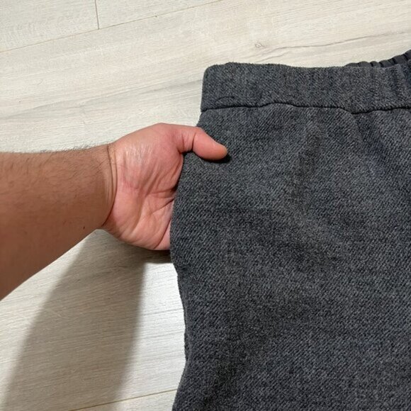 Aritzia Gray Wide Leg Pants - Picture 4 of 11